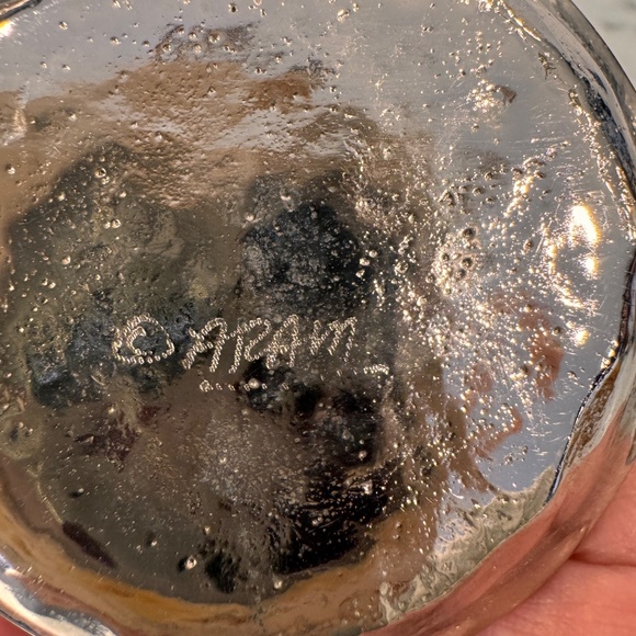 Michael Aram Fantasy Bloom Amethyst & nickel Salt Dish with Shovel Spoon. NIB. - Picture 8 of 13